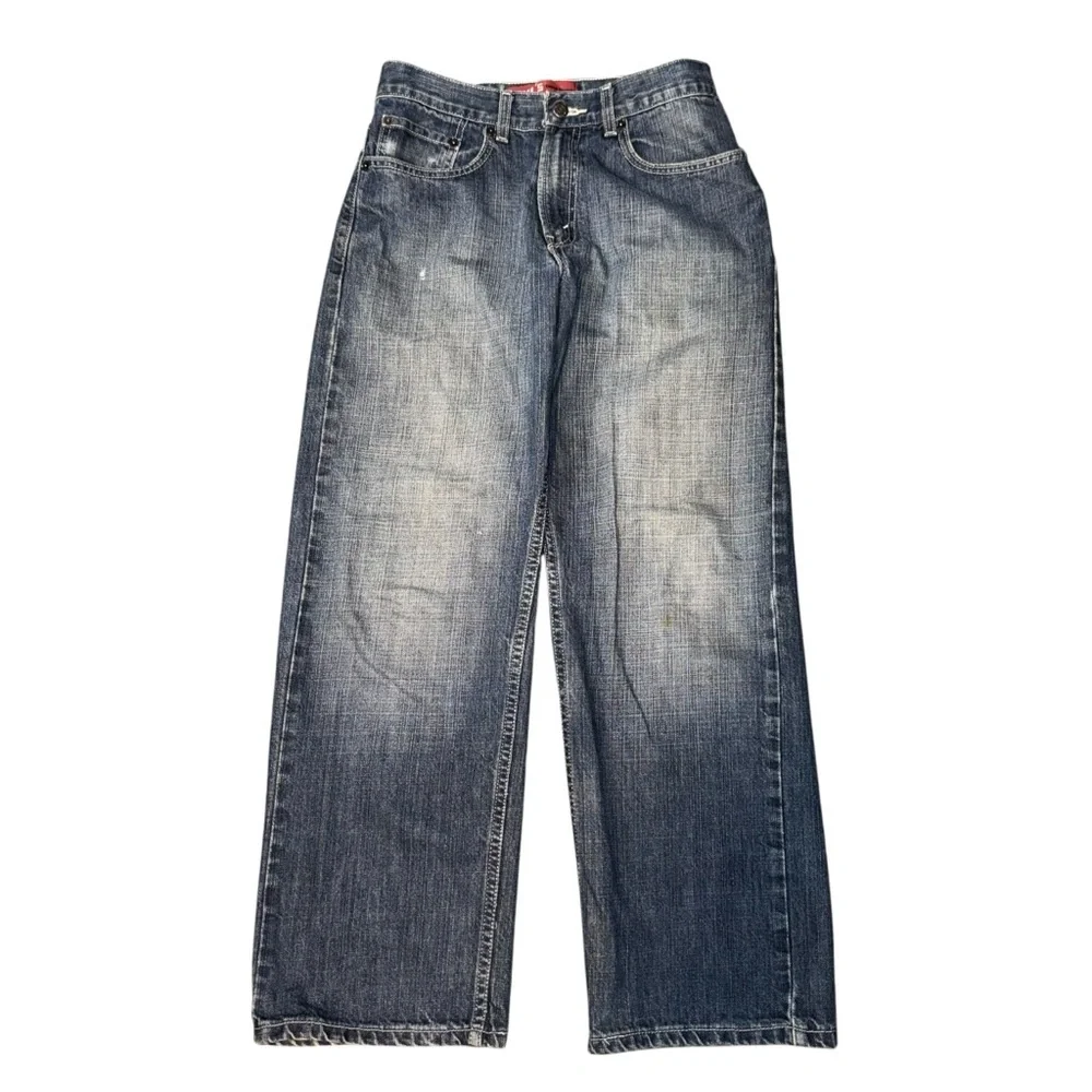 Levi’s 569 Boys 18 Reg 29x29 Loose Straight Medium Wash Jeans Denim Y2K BaggyFit